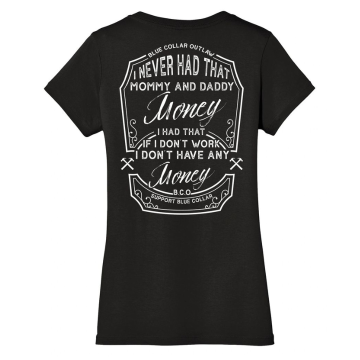 GIRLS S/S MAD MONEY - BLK